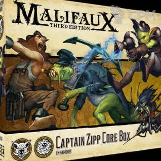 Описание картинки Malifaux: Captain Zipp Core Box от SectorA13 по цене 66 666руб | Свободный Рынок Миниатюр - СРМ