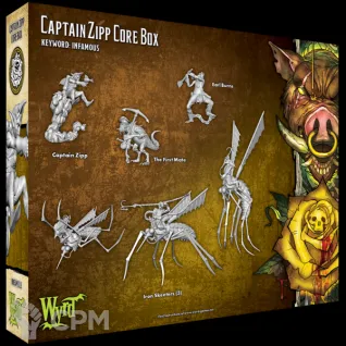 Описание картинки Malifaux: Captain Zipp Core Box от SectorA13 по цене 66 666руб | Свободный Рынок Миниатюр - СРМ