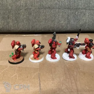 Описание картинки Blood angels intercessor squad от User57488 по цене 2 100руб | Свободный Рынок Миниатюр - СРМ
