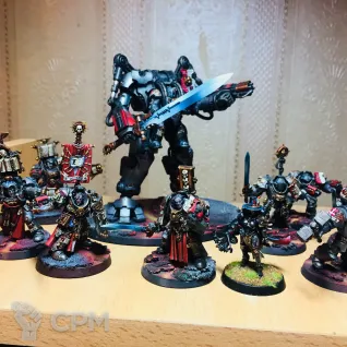 Описание картинки Армия Grey Knights от MVPsky по цене 20 000руб | Свободный Рынок Миниатюр - СРМ