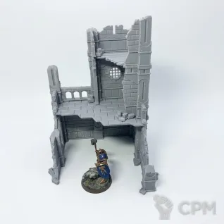 Описание картинки Руины Азирской башни #2 от 3D Wargaming по цене 1 100руб | Свободный Рынок Миниатюр - СРМ