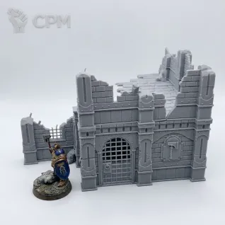 Описание картинки Азирская 2х этажная руина от 3D Wargaming по цене 1 000руб | Свободный Рынок Миниатюр - СРМ