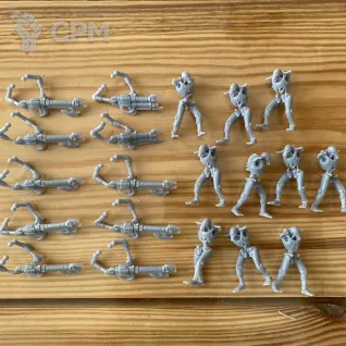 Описание картинки Necron warriors от Milestone по цене 1 200руб | Свободный Рынок Миниатюр - СРМ