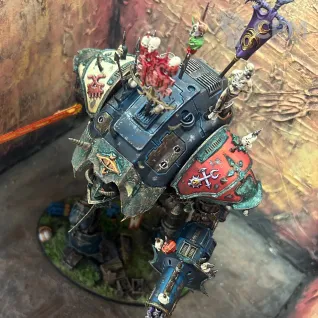 Описание картинки Chaos cerastus knight castigator от Comrade.Souljah по цене 40 000руб | Свободный Рынок Миниатюр - СРМ