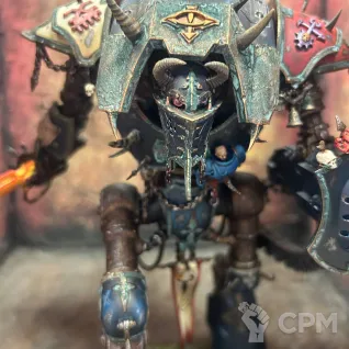 Описание картинки Chaos cerastus knight castigator от Comrade.Souljah по цене 40 000руб | Свободный Рынок Миниатюр - СРМ