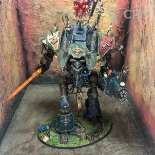 Описание картинки Chaos cerastus knight castigator от Comrade.Souljah по цене 40 000руб | Свободный Рынок Миниатюр - СРМ