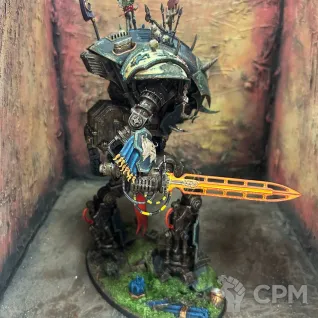 Описание картинки Chaos cerastus knight castigator от Comrade.Souljah по цене 40 000руб | Свободный Рынок Миниатюр - СРМ