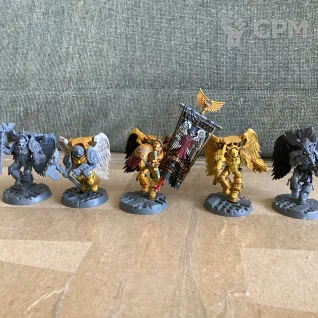 Описание картинки sanguinary guard Old старая сангвинарная гвардия оригинал от User57488 по цене 3 300руб | Свободный Рынок Миниатюр - СРМ