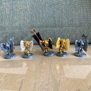 Описание картинки sanguinary guard Old старая сангвинарная гвардия оригинал от User57488 по цене 3 300руб | Свободный Рынок Миниатюр - СРМ