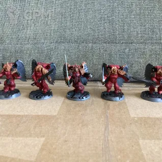 Описание картинки sanguinary guard Old старая сангвинарная гвардия оригинал от User57488 по цене 3 300руб | Свободный Рынок Миниатюр - СРМ