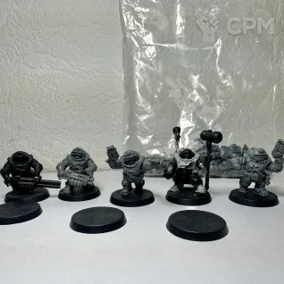 Описание картинки Ironhead squats prospector gang от lachrimaee по цене 2 900руб | Свободный Рынок Миниатюр - СРМ