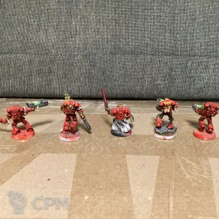 Описание картинки Blood angels veterans/ hellblaster_squad от User57488 по цене 2 200руб | Свободный Рынок Миниатюр - СРМ