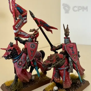 Описание картинки Warhammer рыцари от Crusader1214 по цене 2 500руб | Свободный Рынок Миниатюр - СРМ