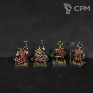 Описание картинки Dwarf Thunderers x10 + Герои, хороший покрас от VR по цене 8 000руб | Свободный Рынок Миниатюр - СРМ