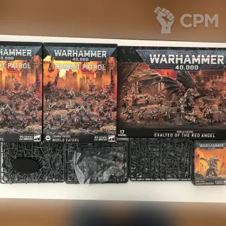 Описание картинки Армия World eaters в коробках от Azazaza по цене 54 000руб | Свободный Рынок Миниатюр - СРМ