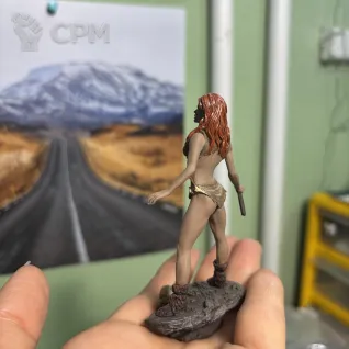 Описание картинки Девушка Pin Up амазонка от DUNIASHA по цене 4 500руб | Свободный Рынок Миниатюр - СРМ
