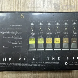 Описание картинки Scalecolour Artist empire of the sun  yellow paint set от Slobarev  по цене 3 000руб | Свободный Рынок Миниатюр - СРМ