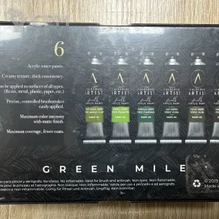 Описание картинки Scalecolour Artist green mile green paint set от Slobarev  по цене 3 000руб | Свободный Рынок Миниатюр - СРМ