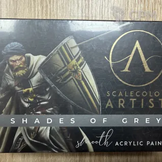 Описание картинки Scalecolour Artist shades of grey paint set от Slobarev  по цене 3 000руб | Свободный Рынок Миниатюр - СРМ