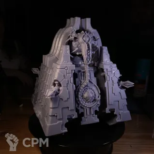 Описание картинки Necrons Monolith от Milestone по цене 7 400руб | Свободный Рынок Миниатюр - СРМ