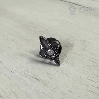 Описание картинки Fleur de Lis ensign металл от Slobarev  по цене 850руб | Свободный Рынок Миниатюр - СРМ