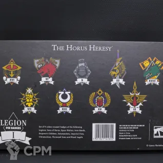 Описание картинки Horus Heresy Pin Badges 1&amp;2 (официальные значки всех легионов от GW) от Ferragga по цене 25 000руб | Свободный Рынок Миниатюр - СРМ
