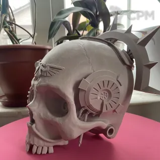Описание картинки Servo-skull от Milestone по цене 4 500руб | Свободный Рынок Миниатюр - СРМ