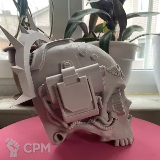 Описание картинки Servo-skull от Milestone по цене 4 500руб | Свободный Рынок Миниатюр - СРМ