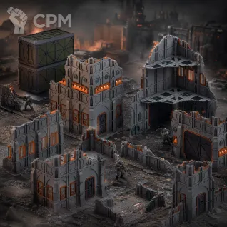 Описание картинки Террейн WH40k 11ed. от Tyranidovod по цене 6 000руб | Свободный Рынок Миниатюр - СРМ