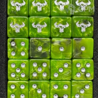 Описание картинки Ork dice от Заяц_ по цене 3 500руб | Свободный Рынок Миниатюр - СРМ