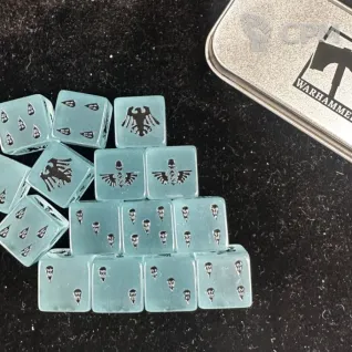 Описание картинки Raven guard dice от Заяц_ по цене 4 000руб | Свободный Рынок Миниатюр - СРМ