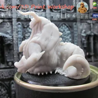 Описание картинки Beast of Nurgle от 3Д печать миниатюр по цене 947руб | Свободный Рынок Миниатюр - СРМ