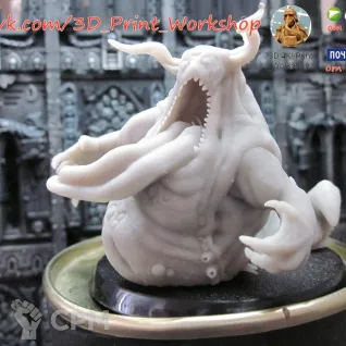 Описание картинки Beast of Nurgle от 3Д печать миниатюр по цене 947руб | Свободный Рынок Миниатюр - СРМ