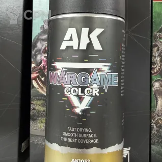 Описание картинки AK primer golden armor spray 400ml от Slobarev  по цене 2 200руб | Свободный Рынок Миниатюр - СРМ