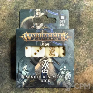 Описание картинки Lumineth realm lords dice set от Slobarev  по цене 4 000руб | Свободный Рынок Миниатюр - СРМ