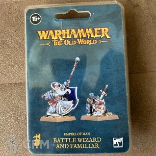 Описание картинки Battle wizard and familiar от Tezen по цене 4 500руб | Свободный Рынок Миниатюр - СРМ