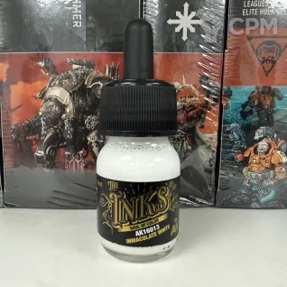 Описание картинки AK Inks Inmaculate White 30ml от Slobarev  по цене 650руб | Свободный Рынок Миниатюр - СРМ