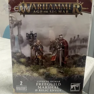 Описание картинки Freeguild Marshal and Relic Envoy от ABersenev по цене 5 200руб | Свободный Рынок Миниатюр - СРМ