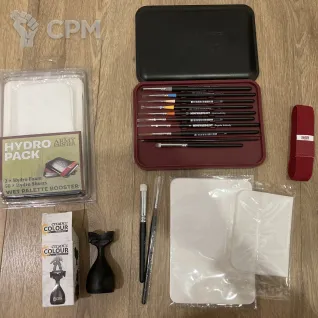 Описание картинки Палитра и кисти от Иван Калуга  по цене 6 000руб | Свободный Рынок Миниатюр - СРМ