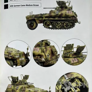 Описание картинки Модель SD.KFZ/9 ALTE от ColinPJ по цене 200руб | Свободный Рынок Миниатюр - СРМ