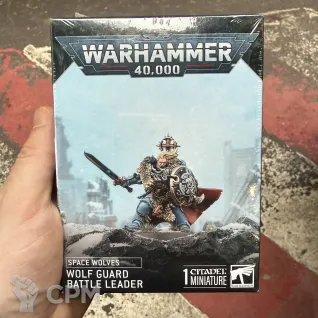 Описание картинки Wolf Guard Battle Leader от Tezen по цене 2 000руб | Свободный Рынок Миниатюр - СРМ