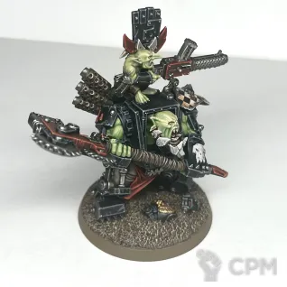 Описание картинки Warboss in Mega Armour от Aeсius по цене 5 600руб | Свободный Рынок Миниатюр - СРМ