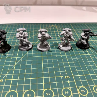 Описание картинки Intercessor squad от Egoren по цене 1 500руб | Свободный Рынок Миниатюр - СРМ