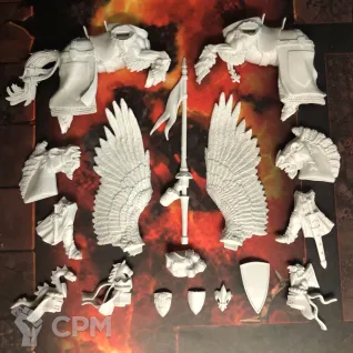 Описание картинки Bretonnia Pegasus Knight от Shaffer Defiler по цене 829руб | Свободный Рынок Миниатюр - СРМ