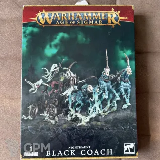 Описание картинки Nighthaunt Black Coach от Tezen по цене 11 900руб | Свободный Рынок Миниатюр - СРМ