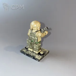 Описание картинки Милитари минифигурка, кастом от akaTuman по цене 1 400руб | Свободный Рынок Миниатюр - СРМ