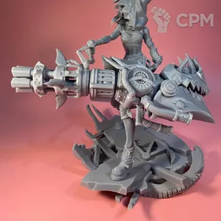 Описание картинки Jinx arcane фигурка от Milestone по цене 6 500руб | Свободный Рынок Миниатюр - СРМ