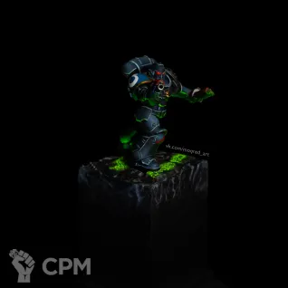 Описание картинки Deathwatch Assault Intercessor от MOQred по цене 4 000руб | Свободный Рынок Миниатюр - СРМ