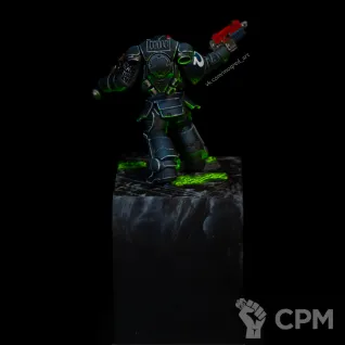 Описание картинки Deathwatch Assault Intercessor от MOQred по цене 4 000руб | Свободный Рынок Миниатюр - СРМ