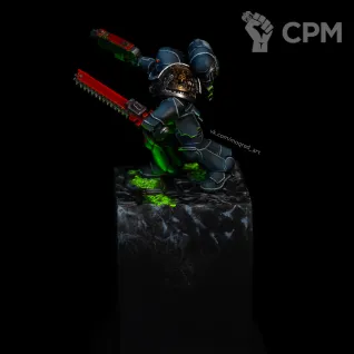 Описание картинки Deathwatch Assault Intercessor от MOQred по цене 4 000руб | Свободный Рынок Миниатюр - СРМ